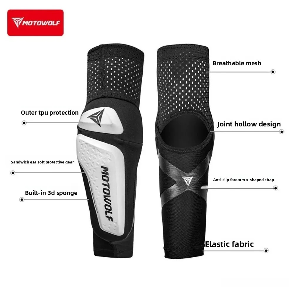 Motorcycle Elbow Pads Elastic  - Mountain Biking Elbow Pads recension och pris