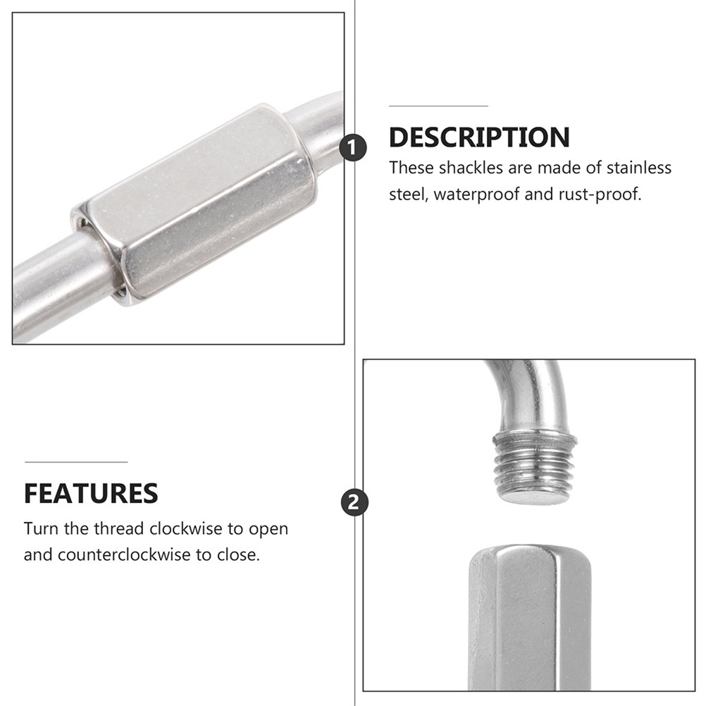 10Pcs Stainless Steel Chain Li - Chain Quick Link recension och pris