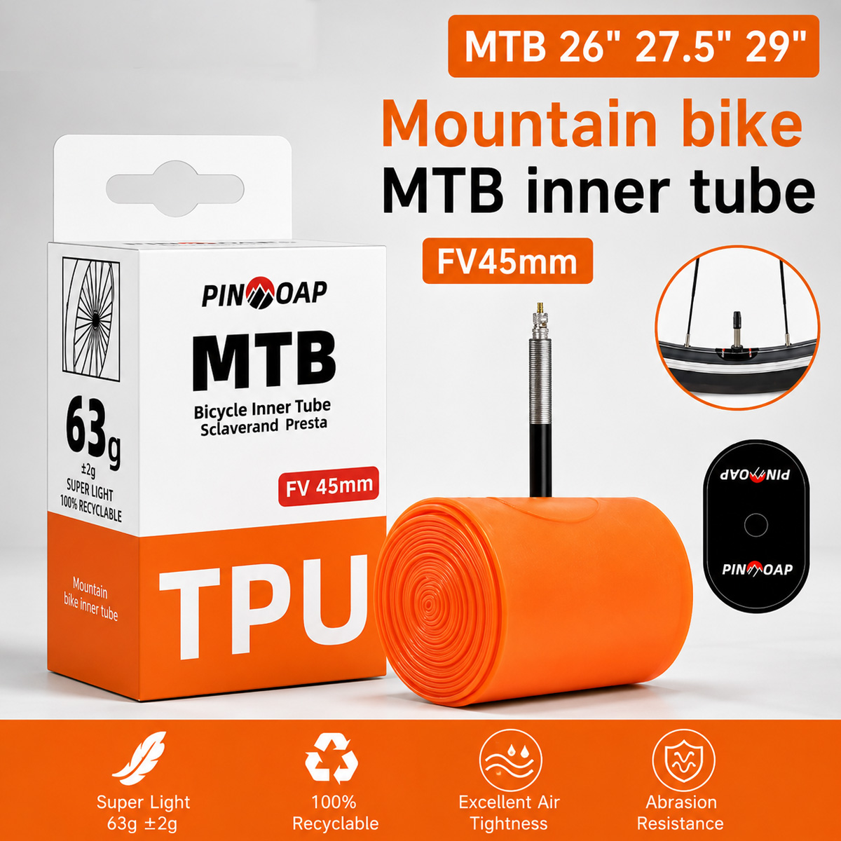 1PC Mountain Bike Inner Tube M - Mountain Biking Tube recension och pris