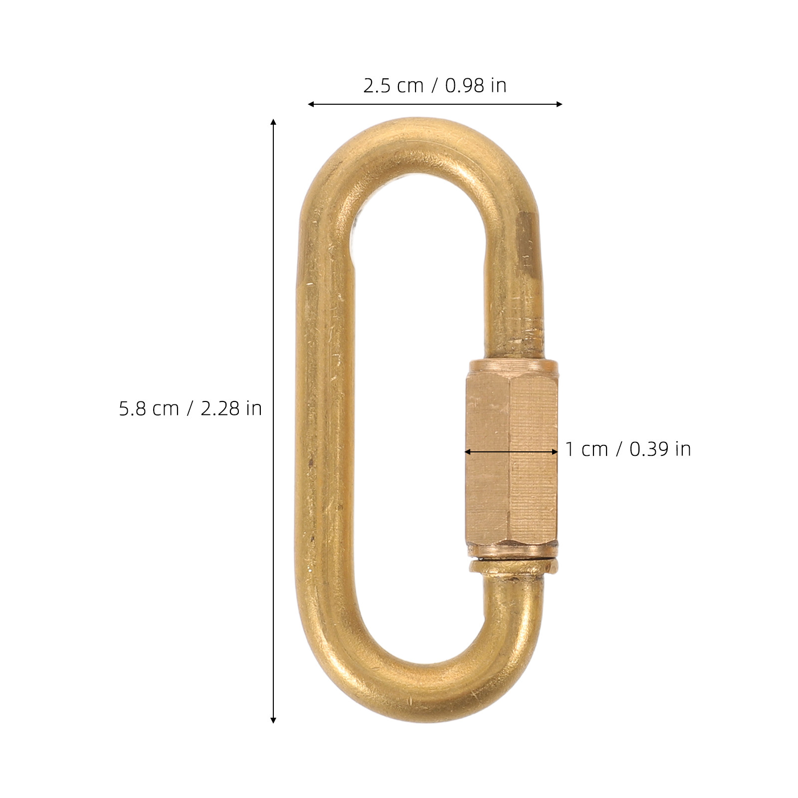 2Pcs Copper Screw Lock Quick L - Chain Quick Link recension och pris