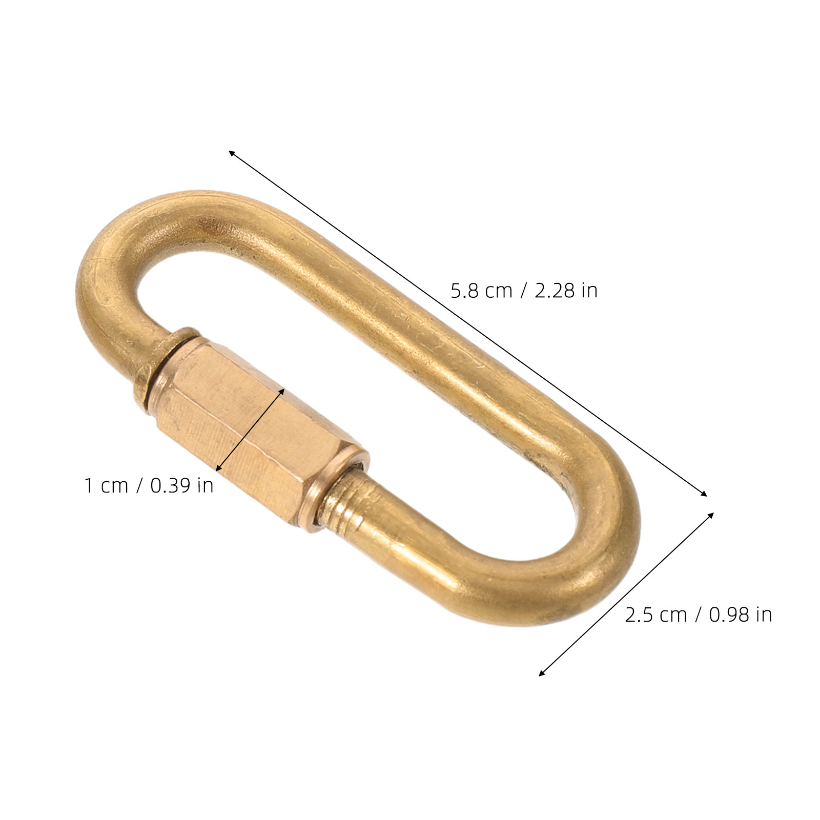 2Pcs Copper Screw Lock Quick L - Chain Quick Link recension och pris