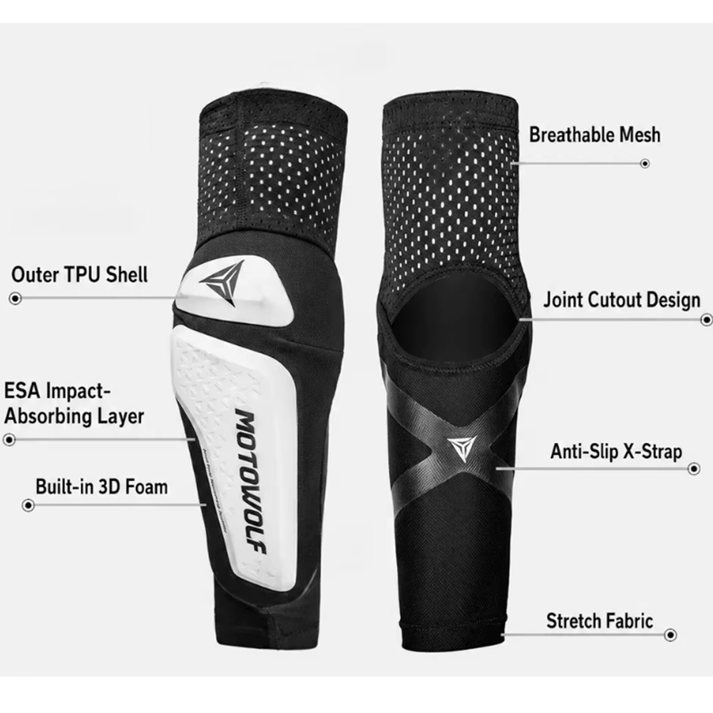 Motorcycle Elbow Pads MTB Elbo - Mountain Biking Elbow Pads recension och pris